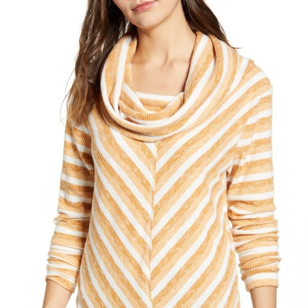 CASLON Cozy Cowl Neck Long Sleeve Tunic Top